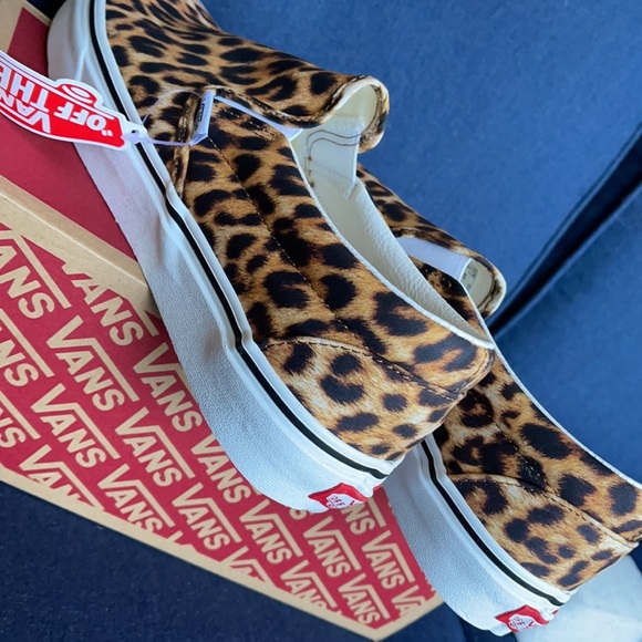 Vans Classic Slip-On Leopard Black/True White WMNS - Picture 15 of 16